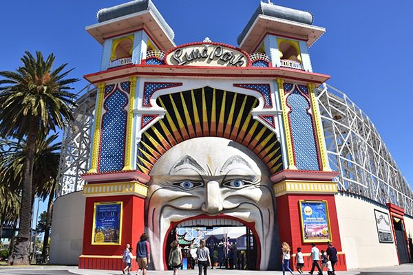 Enjoy having Luna Park all to yourself.